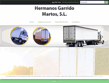 Tablet Screenshot of carroceriagarridomartos.com